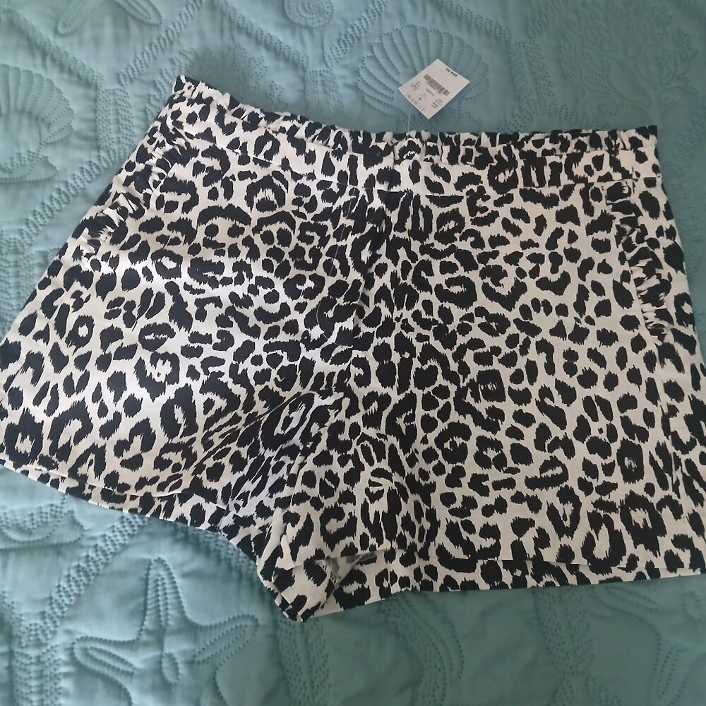 J Crew Leopard Print Shorts